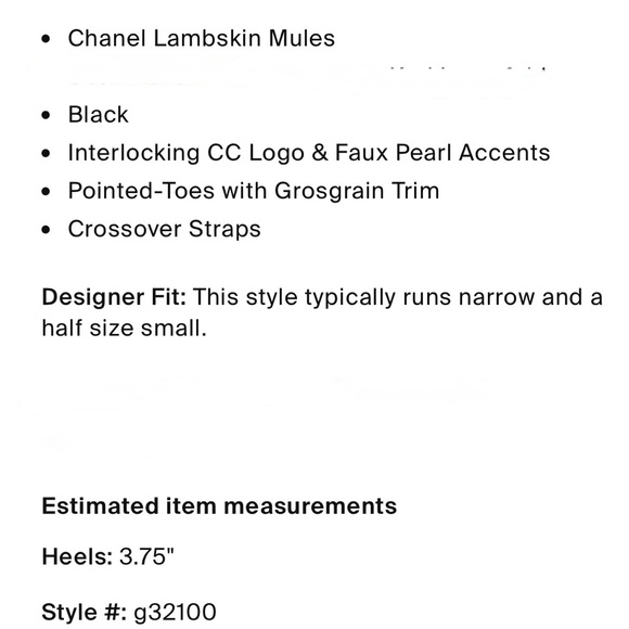 CHANEL Elegant Black Heels with Pearl Accent - Picture 5 of 9